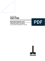 Okuma OSP - P300L Relocation Detection Unit Operation Manual 2011