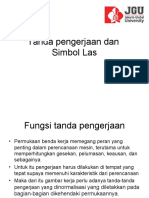 Pertemuan 4 - Tanda Pengerjaan, Simbol Las