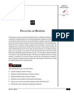 Inancing OF Usiness: Module - 4 Business Finance