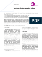 Stress Related Takotsubo Cardiomyopathy: A Case Report