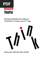 Hardware Maintenance Manual ThinkPad X1 Carbon and X1 Yoga