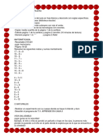 Actividades de Tercero