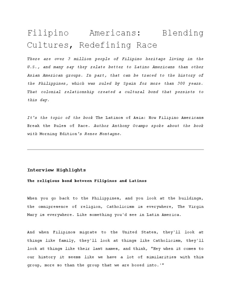 Article Abt Life and Culture - Multiculturalism Criticism | PDF ...