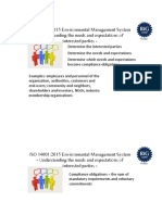 ISO 14001:2015 Environmental Management System - Understanding The Needs and Expectations of Interested Parties