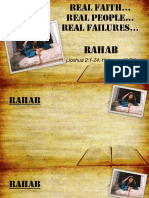 Real Faith Real People Real Failures : Rahab