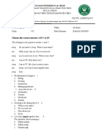 Choose The Correct Answer A B C or D!: This Dialogue Is For Question Number 1 Until 5