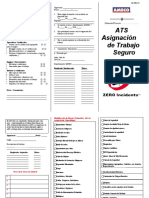 ATS Asignación de Trabajo Seguro: Procedimiento/Permiso Requerido: Si No