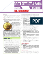 El Dinero para Quinto Grado de Secundaria