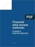 Financial data access methods: Creating a balanced approach