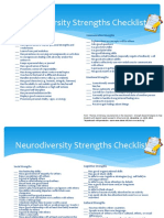 Neurodiversity Strengths Checklist