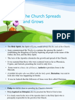 The Church Spreads and Grows