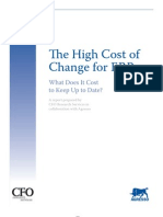 Agresso Cfo Research High Cost of Change For Erp