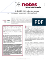 2021: diez temas que marcarán la agenda internacional