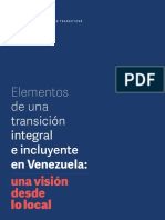 Elementos de Una Transición Integral e Incluyente en Venezuela PDF