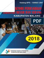 Direktori Perusahaan Industri Besar Dan Sedang Kabupaten Malang 2018 PDF