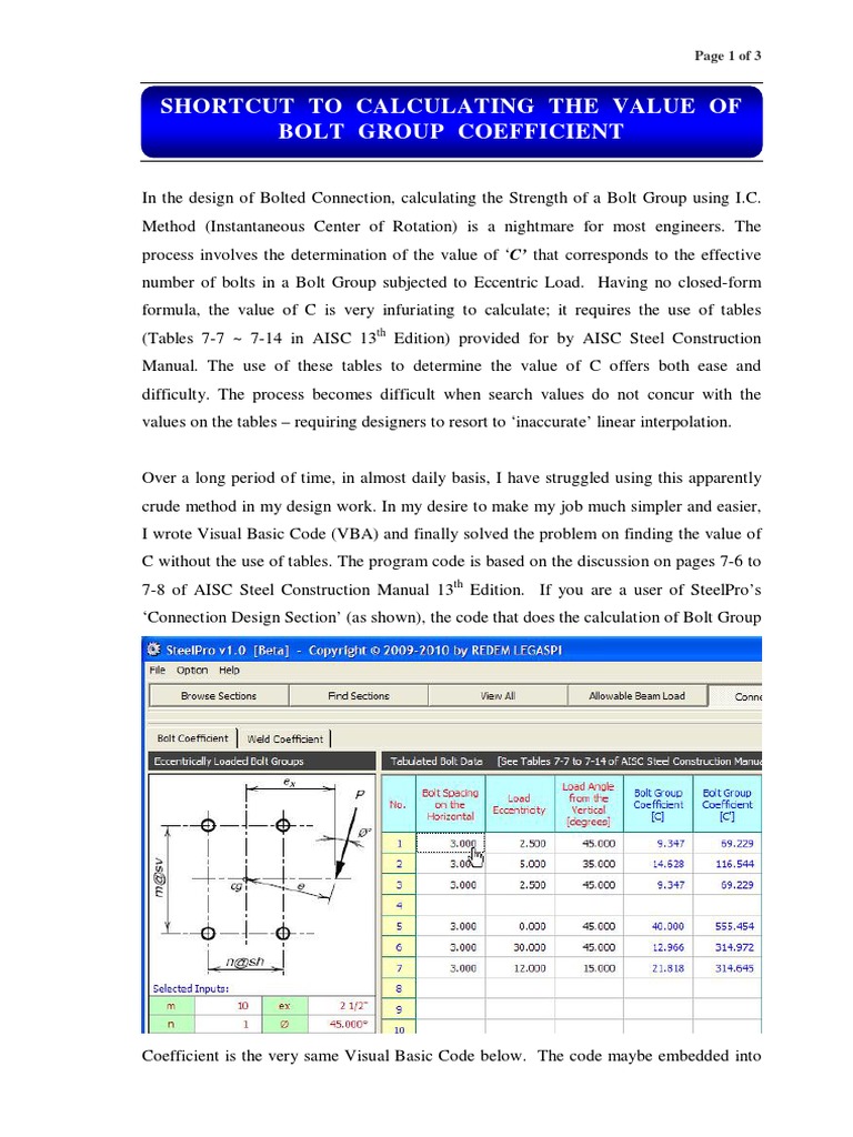 Instantaneous Center of Rotation Method | PDF