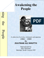 Awakening The People Bhutto Speeches