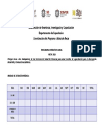 Formato Proyección Becas POA 2019