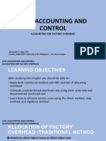 CA5 Accounting For Factory Overhead