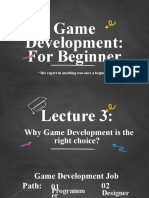 Lecture3-Game Development Is The Right Choice