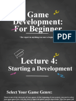 Lecture4-Starting A Development