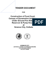 E Tender Document For Construction of Food Courtat ScienceCity PDF