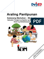 AP10 - Q2 - Mod4 - Saloobin Tungkol Sa Epekto NG Migrasyon Dulot NG Globalisasyon - FINAL - Revised