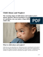 Child Abuse and Neglect