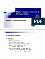 Digital Integrated Circuits & Microcontrollers Chapter 2 Binary Representation