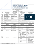 Time Table Exe & Prof Programme June 2021 PDF