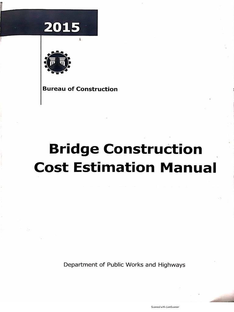 Bridge Construction Cost Estimation Manual | PDF