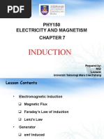 PHY150 Electricity and Magnetism: Induction