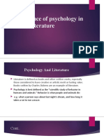 Importance of Psychology in Field of Literature