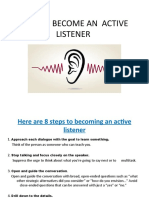 How To Become An Active Listener