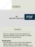 Wires: By: Dr. Hina Shaukat