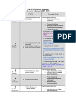 Course Schedule LMCE3071 - Student's PDF