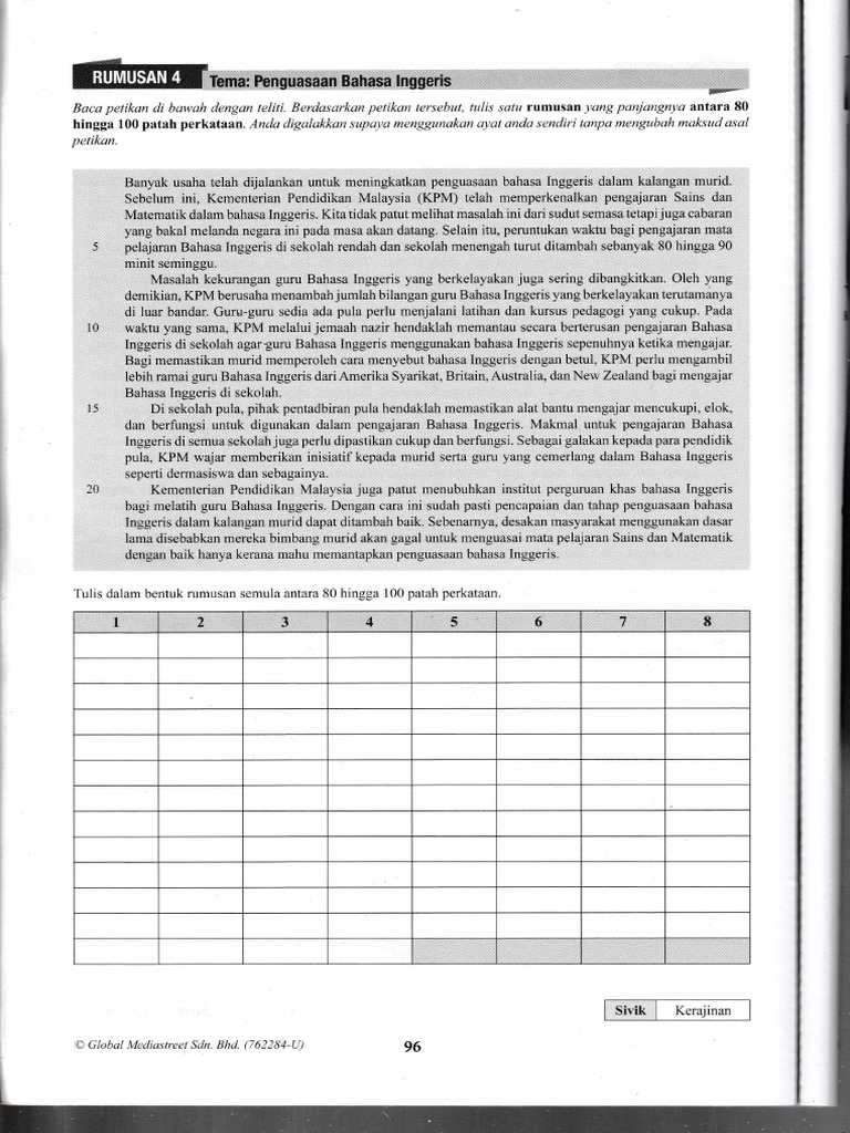 Rumusan Bahasa Inggeris F1 Pdf