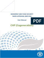 CHP (Cogeneration) : Bioenergy and Food Security Rapid Appraisal (Befs Ra) User Manual