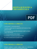 Curs 11 - Concurența Și Politica Guvernamentală