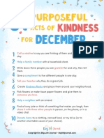 31 Purposeful Acts of Kindness For December