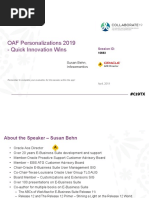 OAF Personalizations 2019 Quick Innovation Wins - PPT PDF