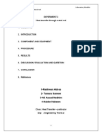 Heat Transfer Laboratory Module Experiment 3: Heat Transfer Metal Rod