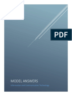 ICT Model Answers PDF