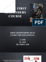 Police First Responders Course