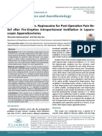 Anesthetics and Anesthesiology