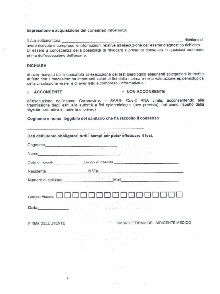 Consenso Informato PDF