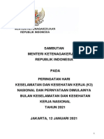 Sambutan Bulan K3 2021 - Menaker - Share PDF