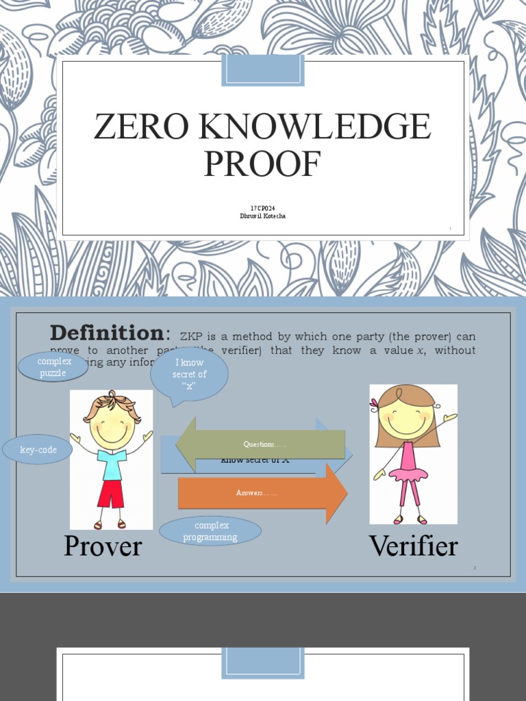 Zero-Knowledge Proofs for Identity Verification | PDF | Secure ...