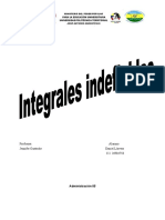 Integrales Indefinidas