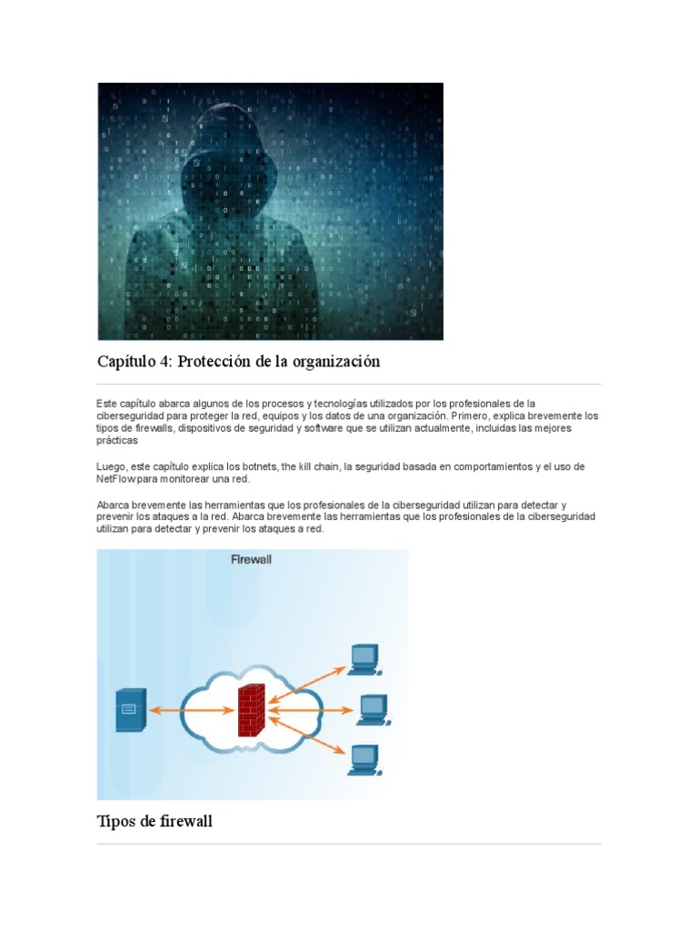 Capitulo 4 Ciberseguridad Cisco Pdf La Seguridad Informática